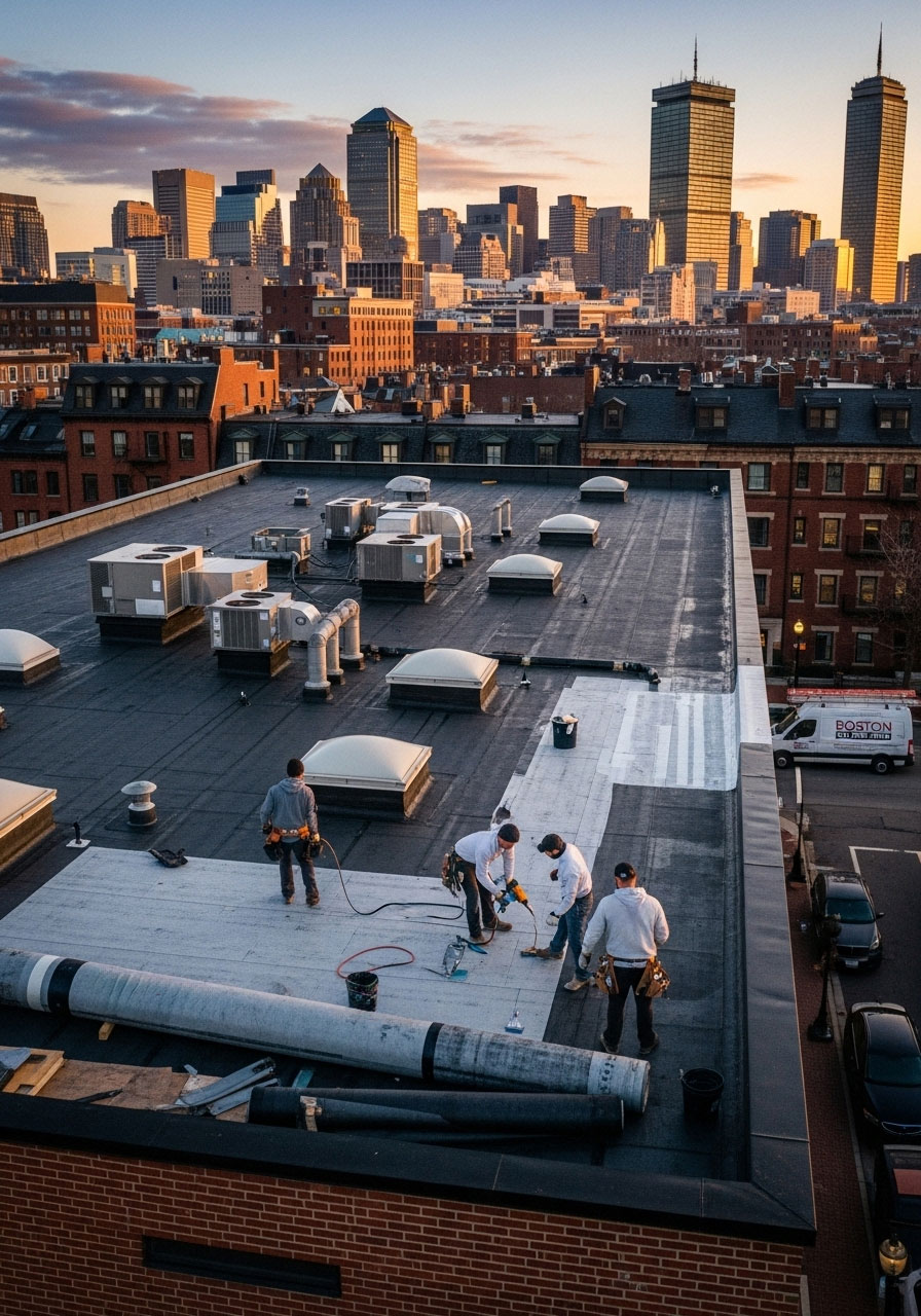 Best Flat Roofing Service in Boston