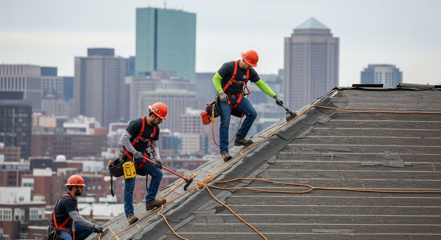 Commercial Roofing Contractors in Boston