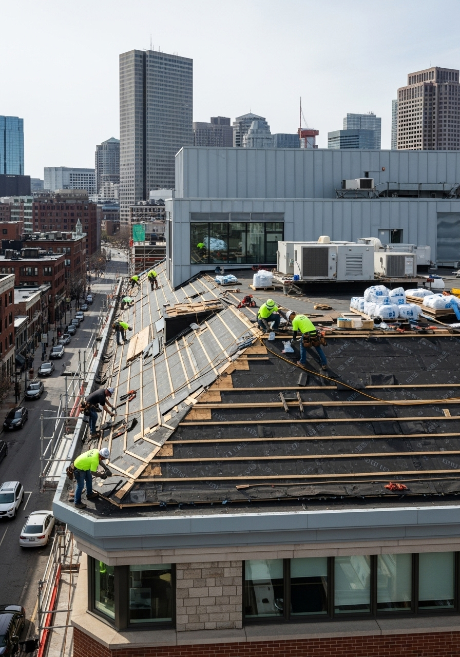 Custom Roof Installations in Boston