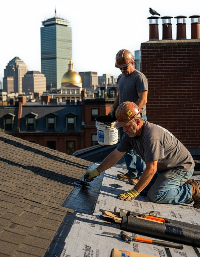 Get your Roof Repaired in Boston