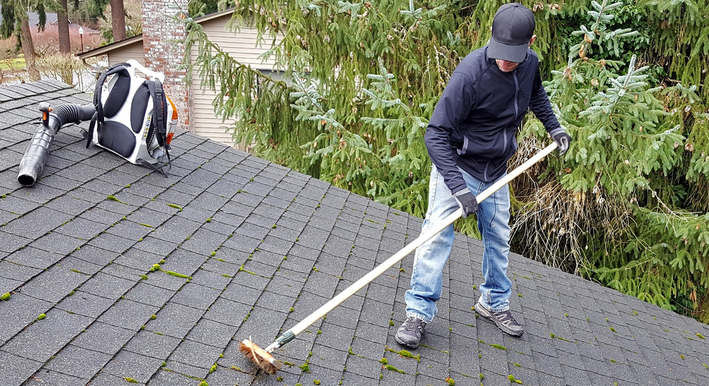 Roof Cleaning Debris in Boston