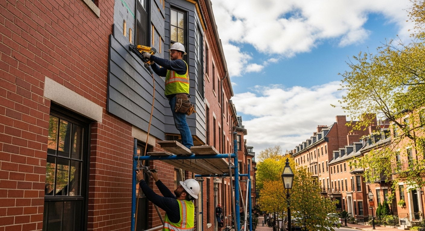 Siding Installed in Boston