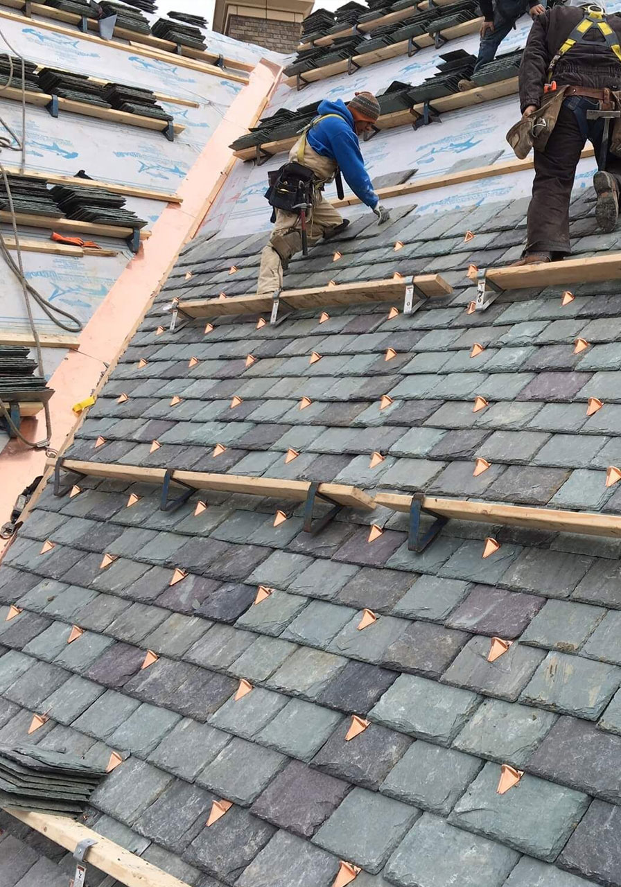 Slate Roofing Installation in Boston